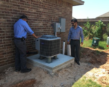 Residential heating & air service. Heat pump installation